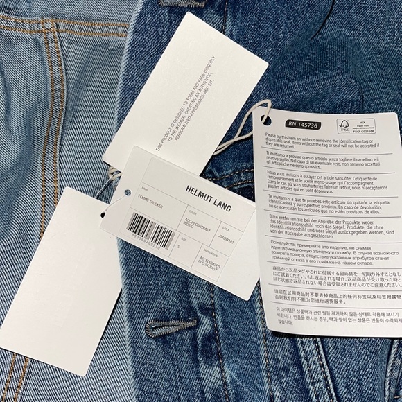 Helmut Lang Femme Trucker Denim Jacket - Picture 9 of 10